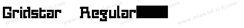 Gridstar Regular字体转换